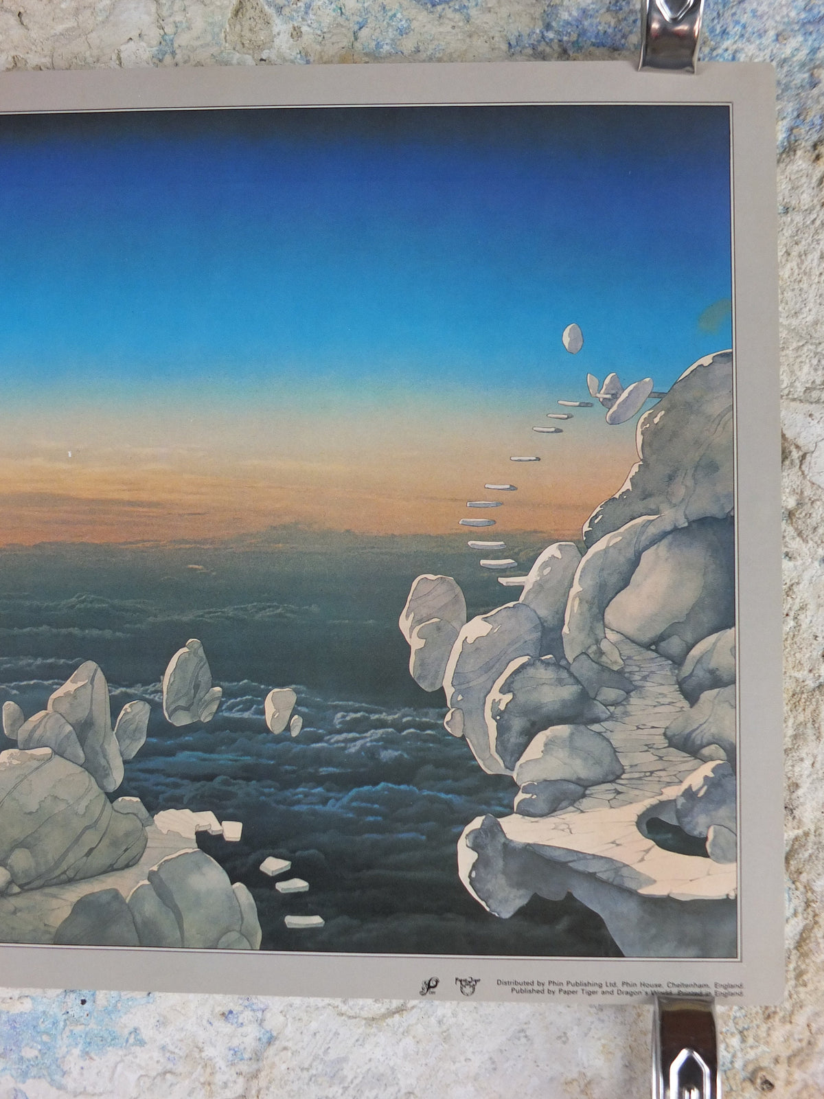 1977 Natural Avenues Poster, by Martyn & Roger Dean, From Paper Tiger and Dragon's World, RDF 07, fantasy wall art decor