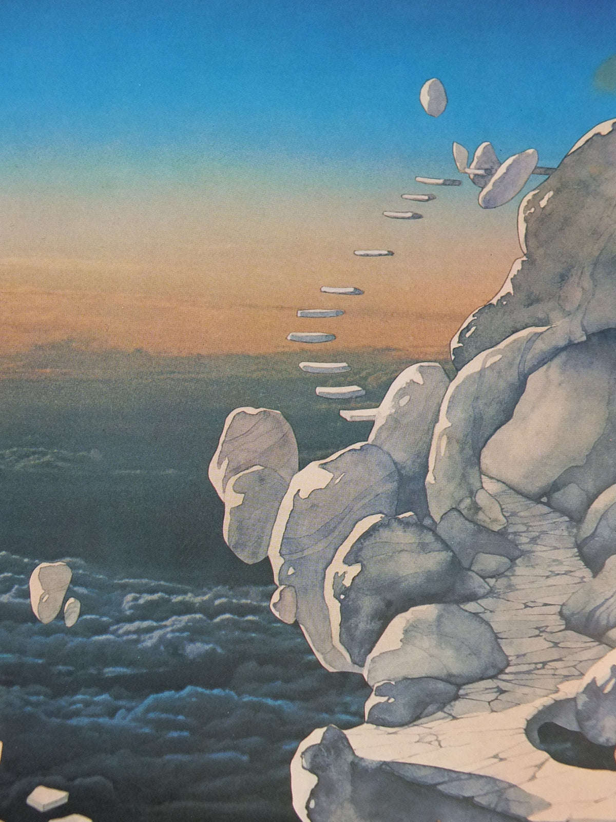 1977 Natural Avenues Poster, by Martyn & Roger Dean, From Paper Tiger and Dragon's World, RDF 07, fantasy wall art decor
