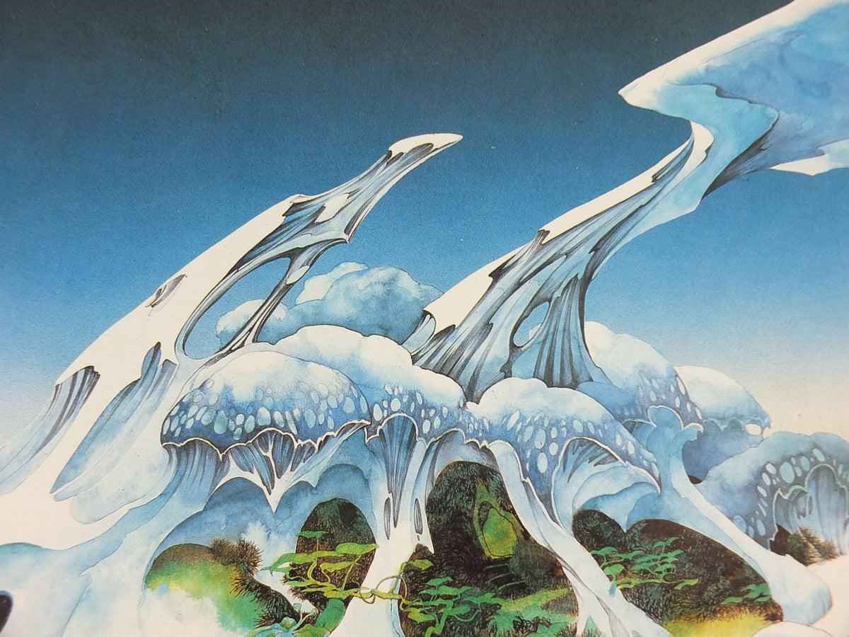 1973 Spring Poster, by Roger Dean, From Paper Tiger and Dragon's World, RDF 02, fantasy wall art decor