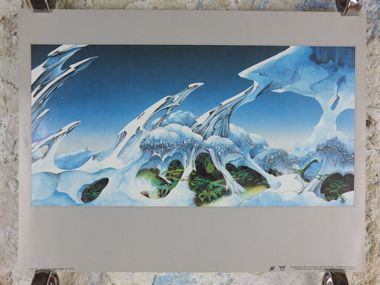 1973 Spring Poster, by Roger Dean, From Paper Tiger and Dragon's World, RDF 02, fantasy wall art decor