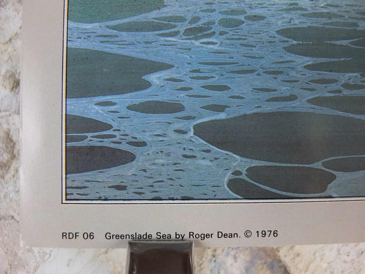 1976 Greenslade Sea Poster, by Roger Dean, From Paper Tiger and Dragon's World, RDF 06, fantasy wall art decor