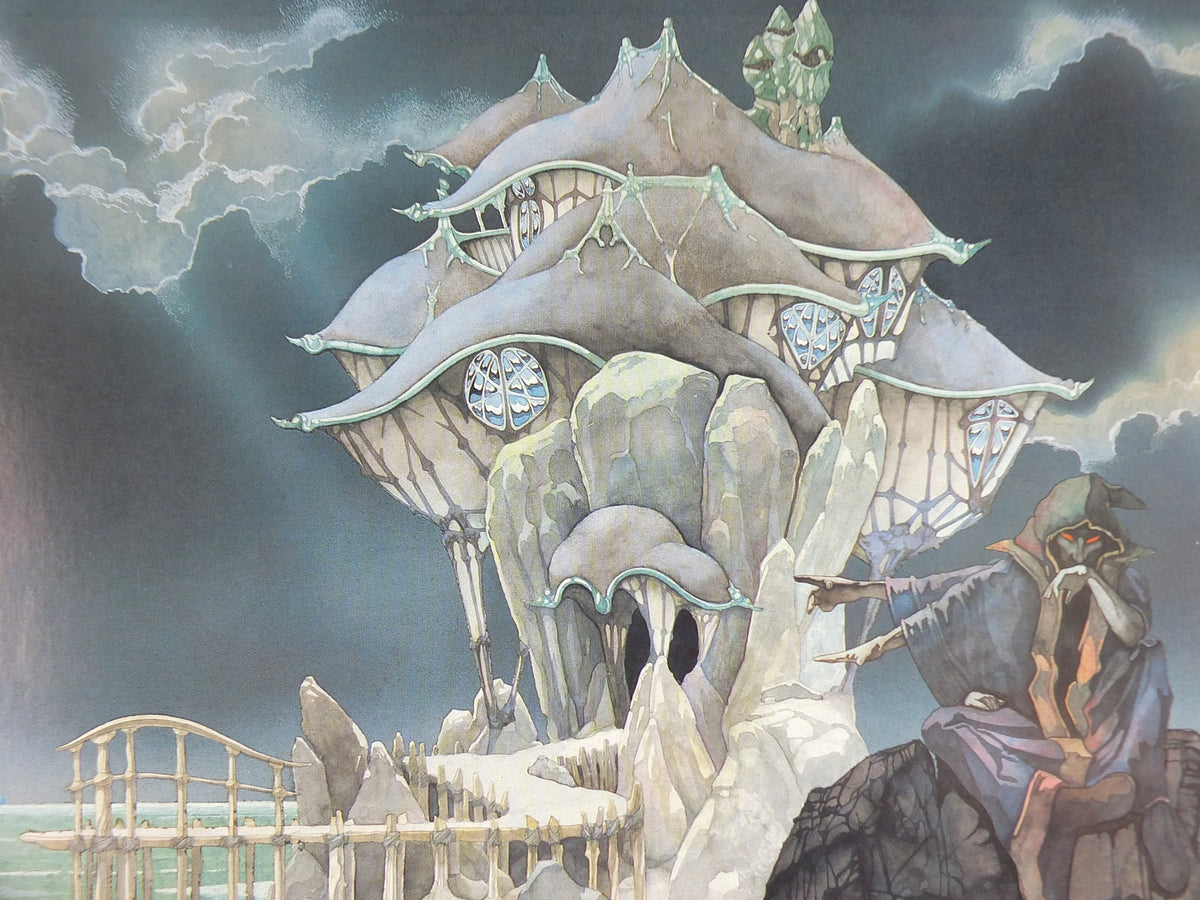 1976 Greenslade Sea Poster, by Roger Dean, From Paper Tiger and Dragon's World, RDF 06, fantasy wall art decor