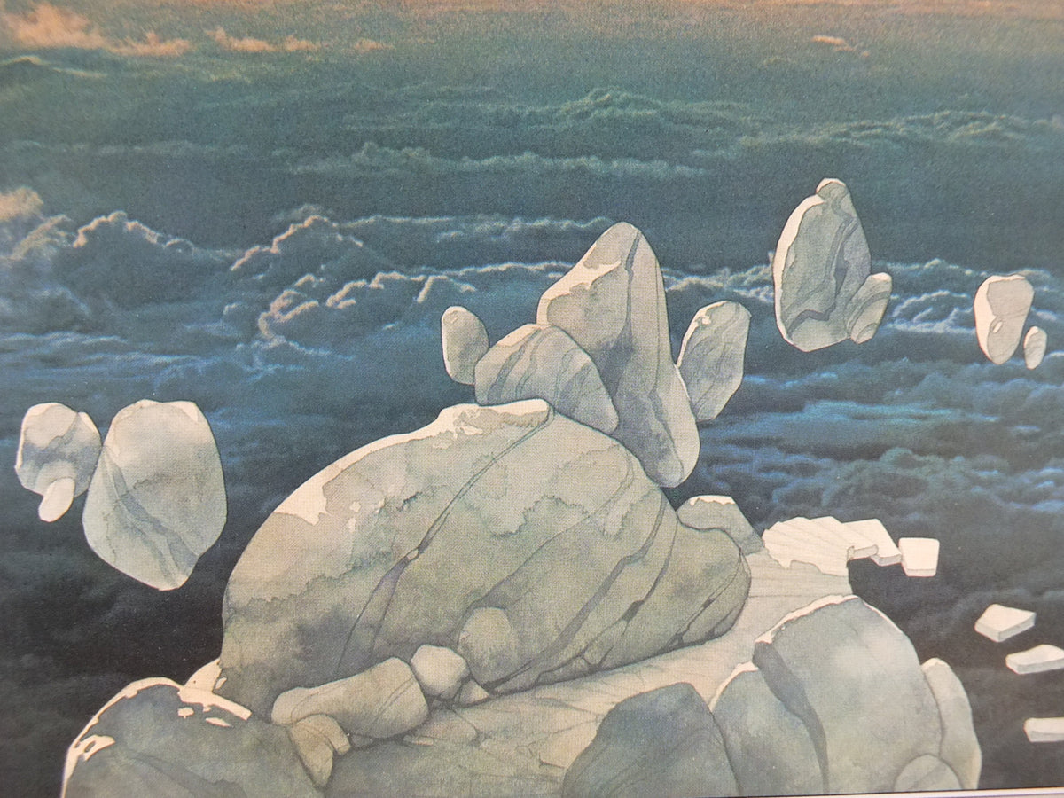 1977 Natural Avenues Poster, by Martyn & Roger Dean, From Paper Tiger and Dragon's World, RDF 07, fantasy wall art decor