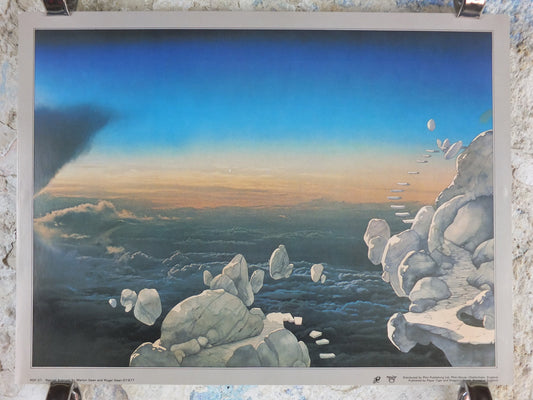 1977 Natural Avenues Poster, by Martyn & Roger Dean, From Paper Tiger and Dragon's World, RDF 07, fantasy wall art decor