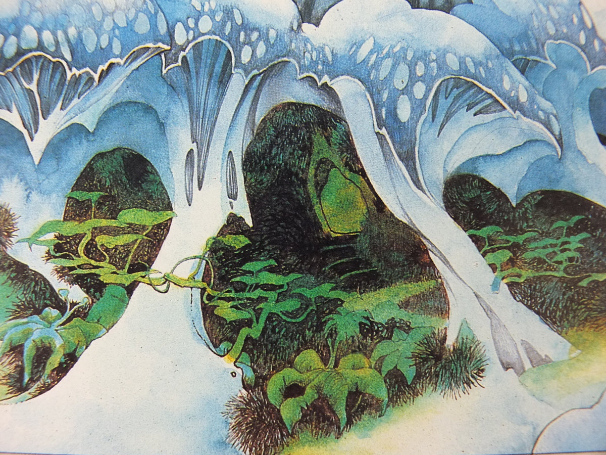 1973 Spring Poster, by Roger Dean, From Paper Tiger and Dragon's World, RDF 02, fantasy wall art decor