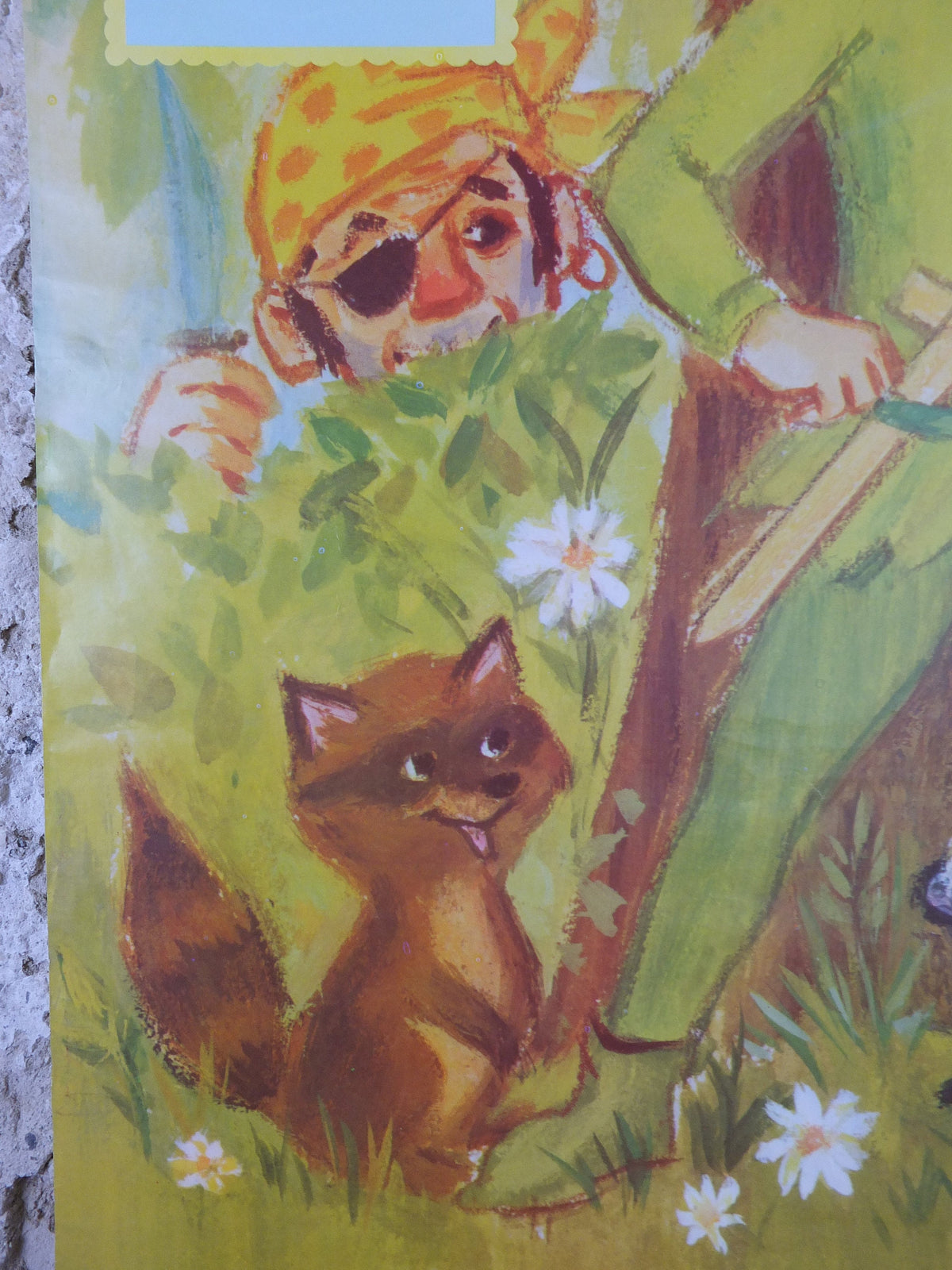 1970s Peter Pan Nursery Poster, Vintage nursery rhyme, from Rustcraft greeting cards, wall art decor