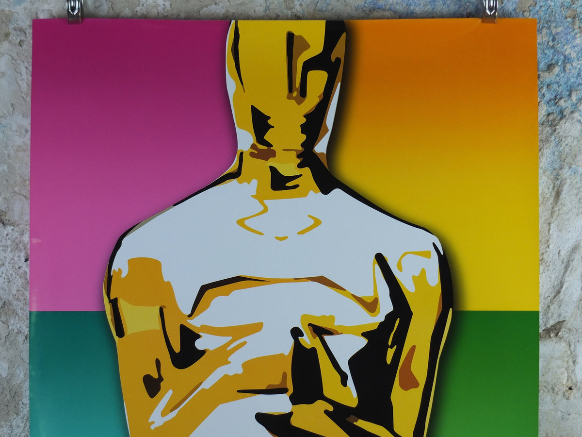 2005 Oscars Academy Awards Poster, 74th Annual Academy Awards, The Gold Knight Returns, exhibition wall art decor