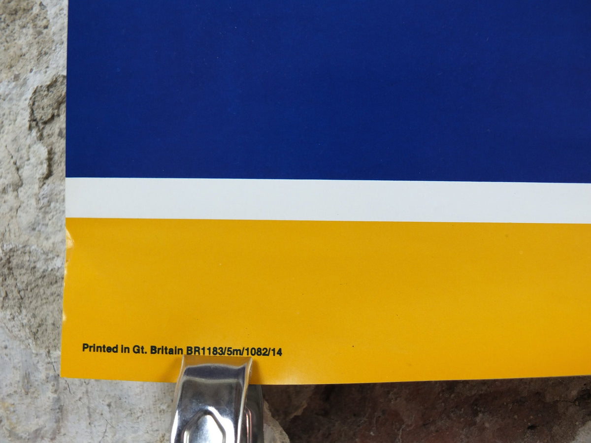 1970s British Caledonian Airways Poster, Great Britain, McDonnell Douglas DC 10, Aviation, travel wall art decor