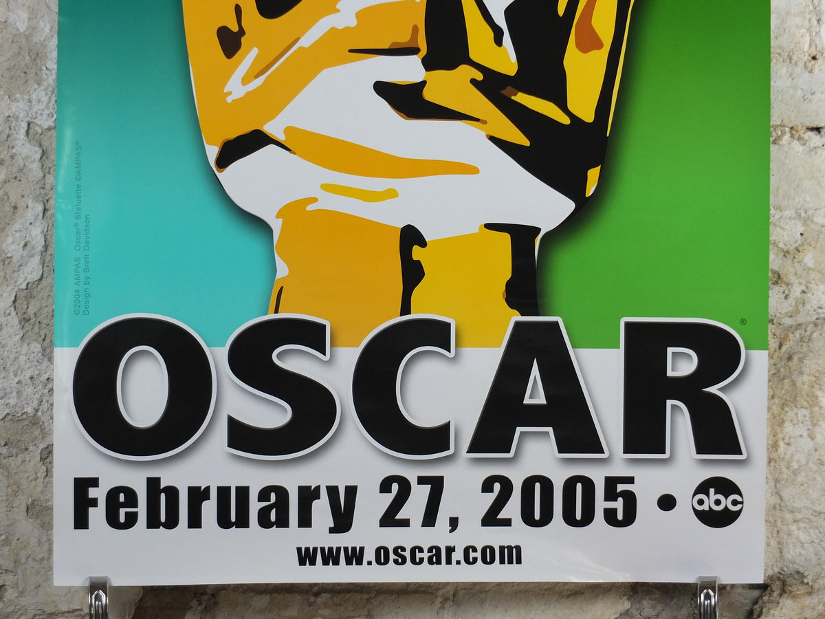 2005 Oscars Academy Awards Poster, 74th Annual Academy Awards, The Gold Knight Returns, exhibition wall art decor