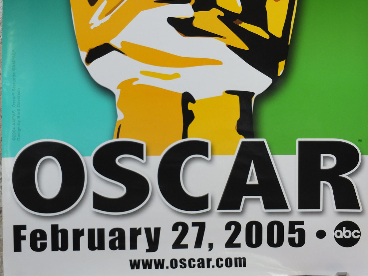 2005 Oscars Academy Awards Poster, 74th Annual Academy Awards, The Gold Knight Returns, exhibition wall art decor