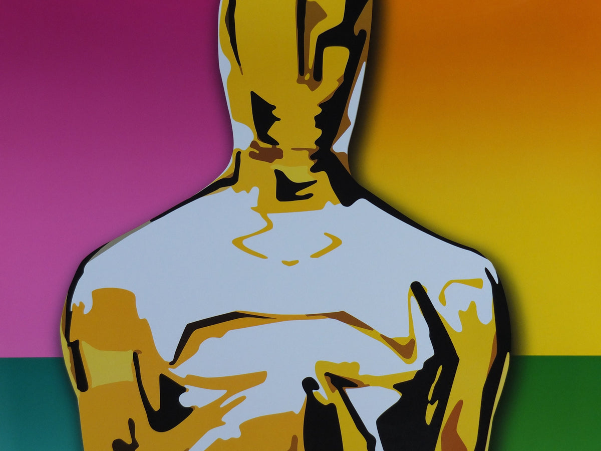 2005 Oscars Academy Awards Poster, 74th Annual Academy Awards, The Gold Knight Returns, exhibition wall art decor
