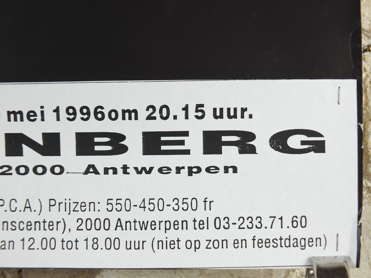 1996 Chess Theatre Poster, "The Missing Chess Piece" or "Het Verdwenen Schaastuk", chessboard, film cinema memorabila, wall art decor