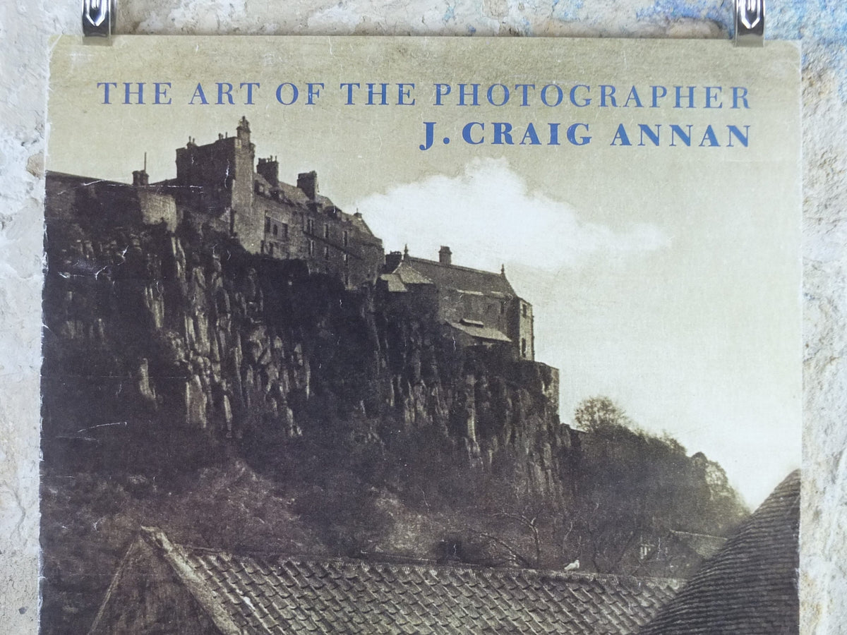 1992 J. Craig Annan Poster, Stirling Castle, Scottish Gallery of Modern Art, Edinburgh, photography, gallery exhibition wall art decor