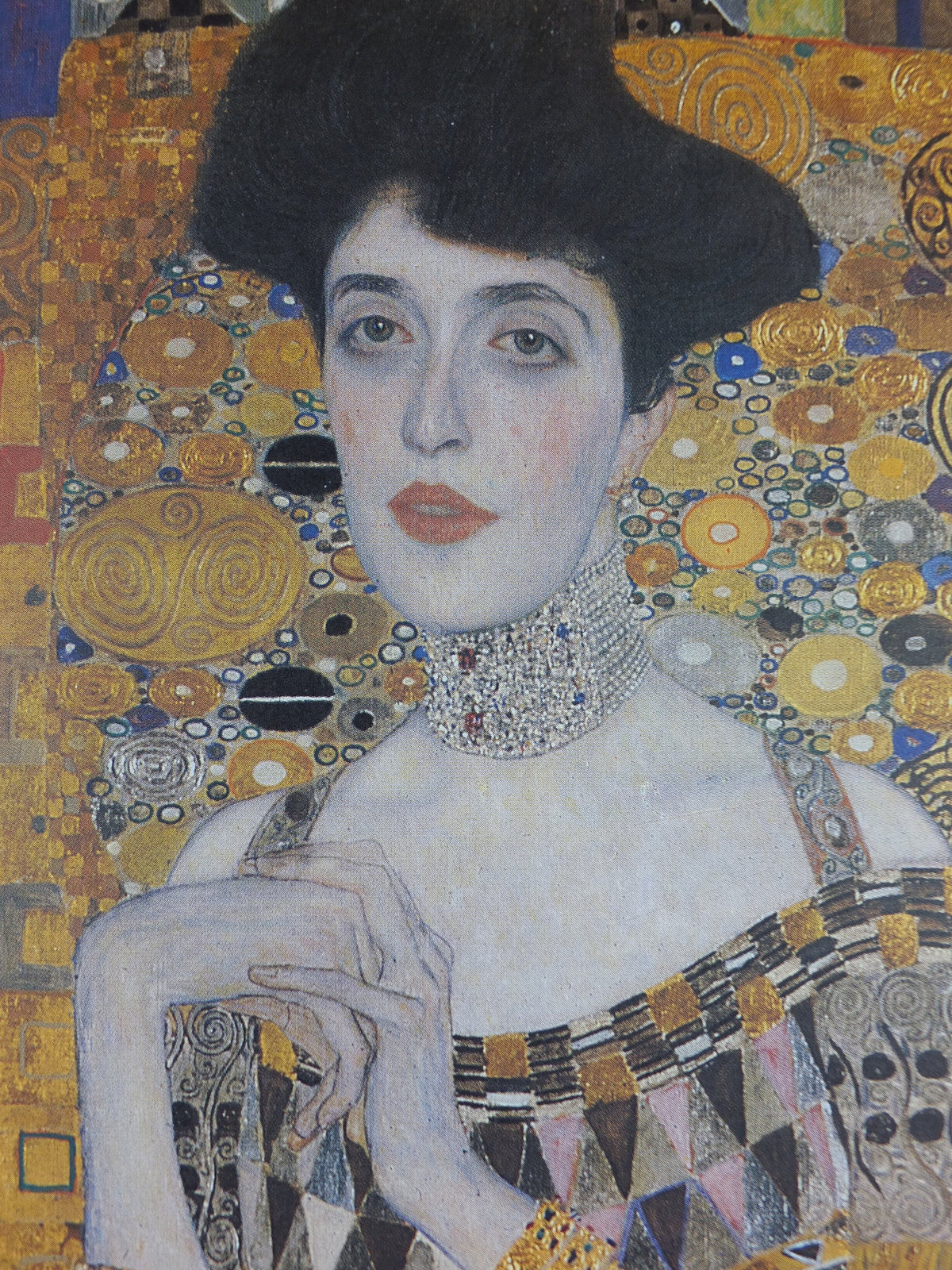 1985 Gustav Klimt Poster, Adele Bloch-Bauer, Dream and Reality, Art Nouveau Symbolism Vienna Secession gallery exhibition, wall art decor