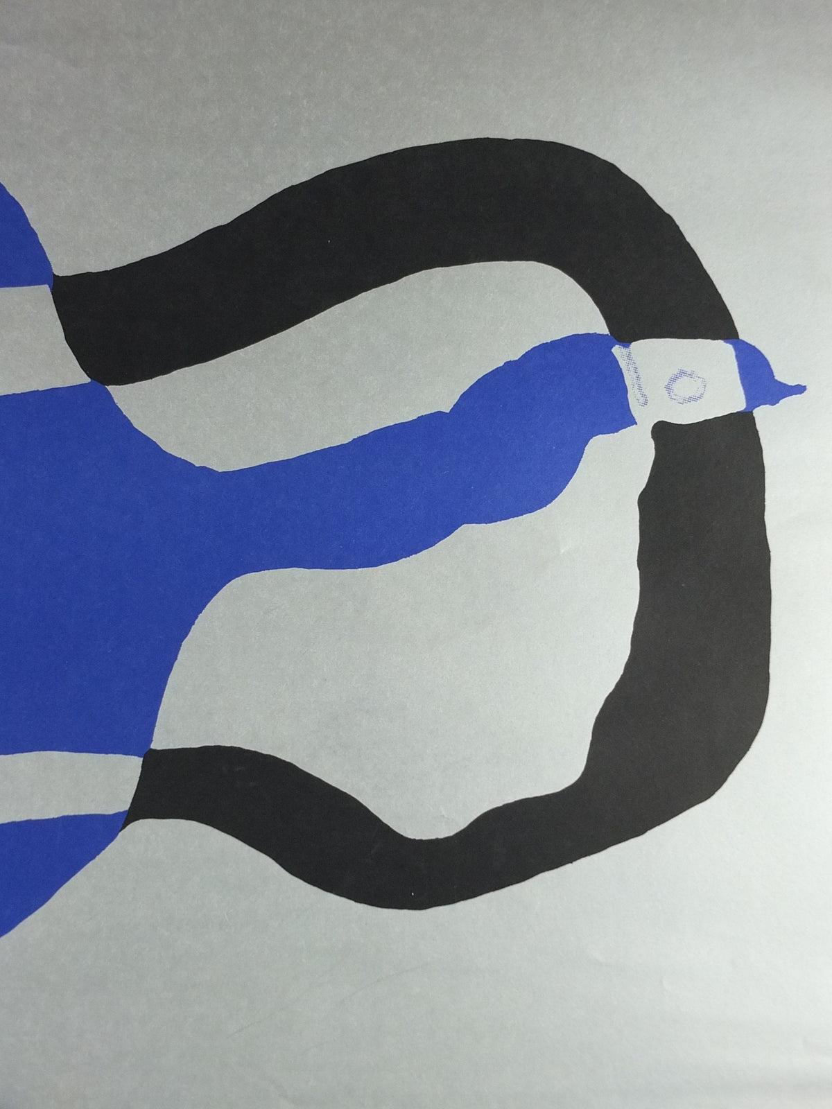 1972 Georges Braque Poster, Bird Crossing a Cloud, das lithograpische werk, Cubism, Fauvism, artist gallery exhibition, wall art decor