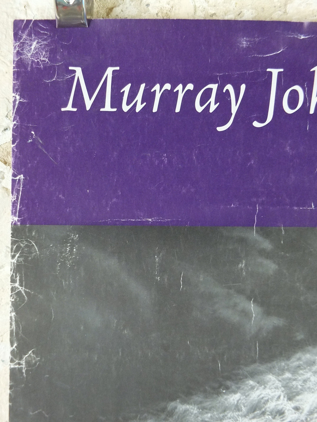 1999 Murray Johnson Poster, Kielder Forest Northumberland, Scottish National Portrait Gallery, landscape, gallery exhibition wall art decor