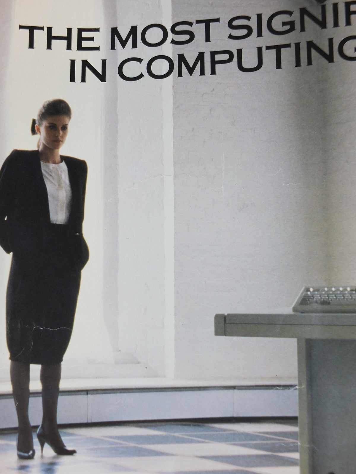 1989 Apricot VX Poster, the first 486 to market, computer technology pc server, retro wall art decor