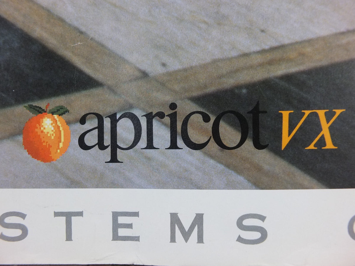 1989 Apricot VX Poster, the first 486 to market, computer technology pc server, retro wall art decor