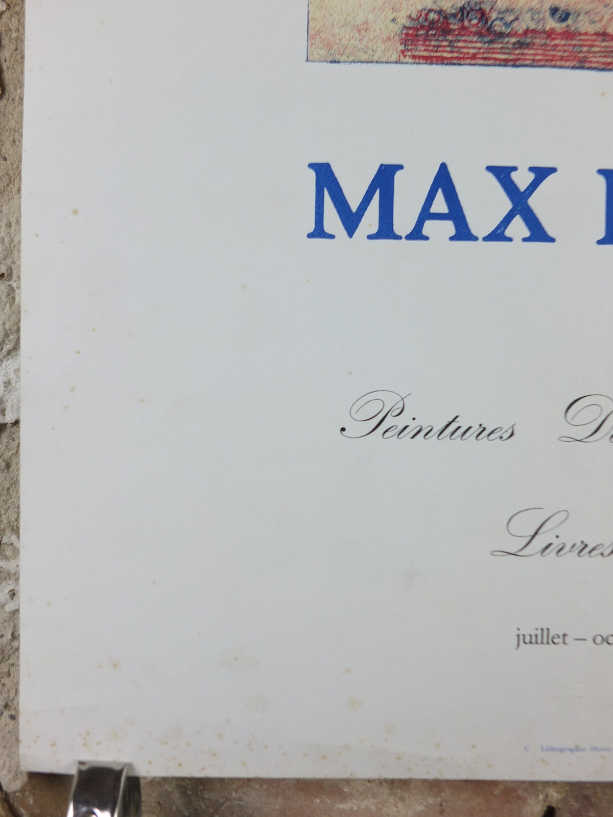 2000 Max Ernst Poster, paintings drawings prints, dada expressionism, artist gallery exhibition wall art decor