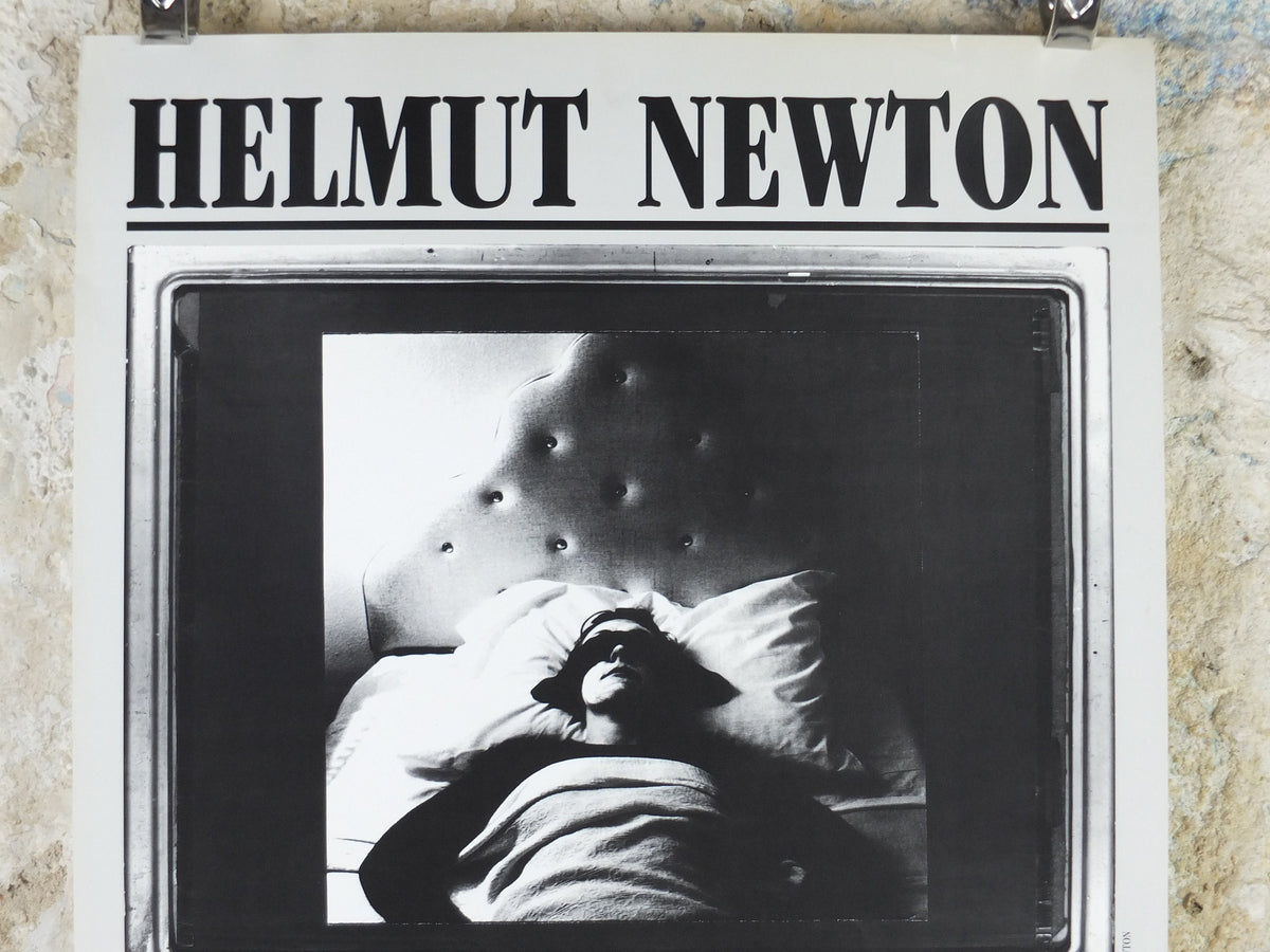 1992 Helmut Newton Poster, Archives de Nuit, erotic nudes photographer, Vogue, artist gallery exhibition wall art decor