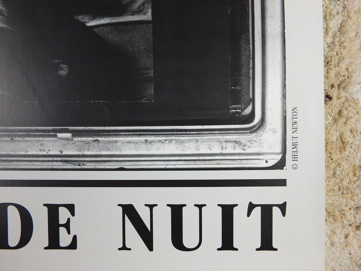 1992 Helmut Newton Poster, Archives de Nuit, erotic nudes photographer, Vogue, artist gallery exhibition wall art decor