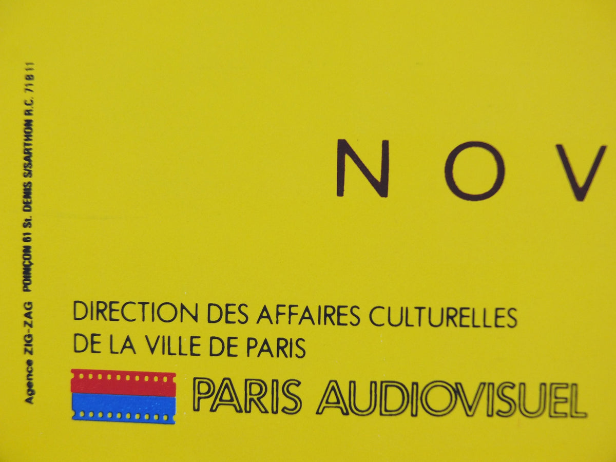 1986 Mois de la photo a Paris Poster by Adami, Photography, Camera, Kodak Canon, French technology advertising, retro wall art decor