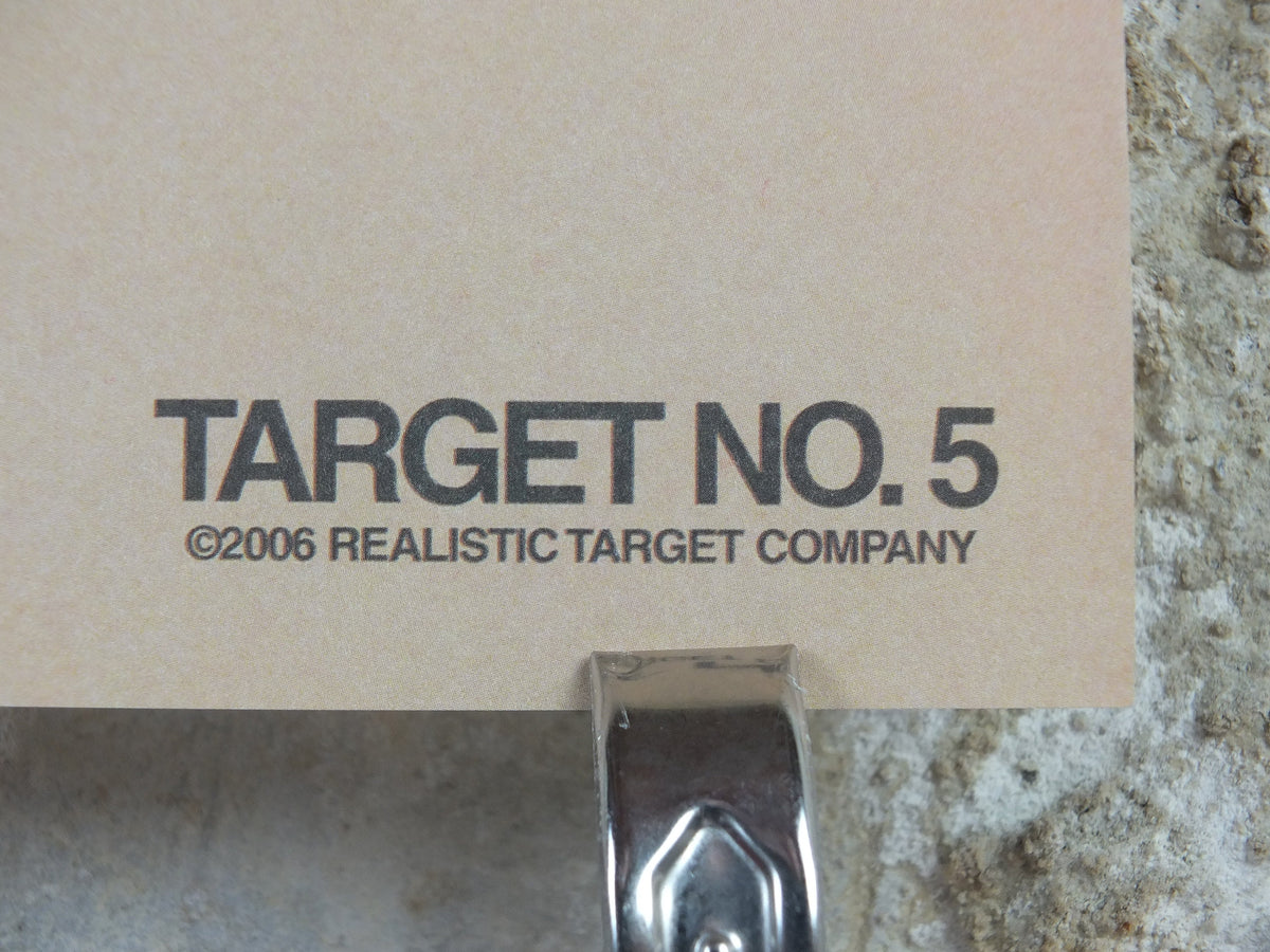 2006 Vintage Criminal Target Poster, #5 Realistic Target Company, Minneapolis, Law Enforcement, comic cartoon gun police, wall art decor