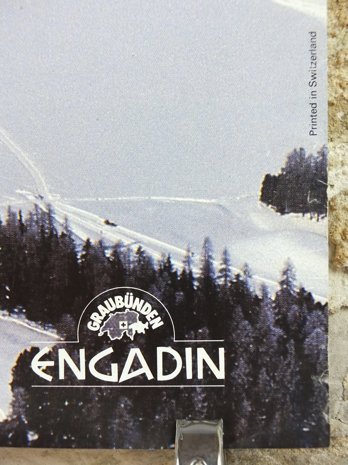 1968 St Moritz Skiing Poster, Engadin, Corviglia Celerina, Snow, Switzerland, Suisse, Schweiz, mountain tourism ski vacation wall art decor