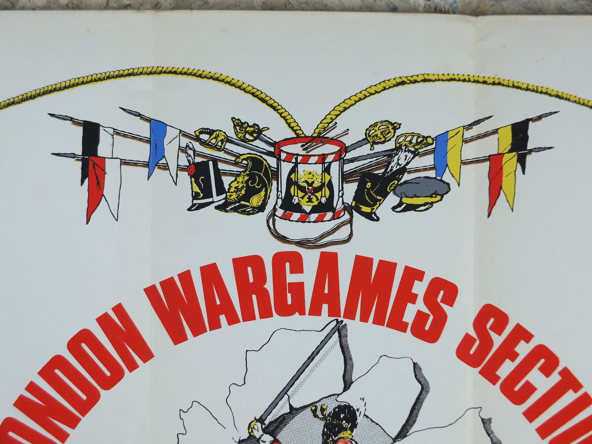 1950s London Wargames Section Poster, Ordnance Arms York Road London SE1, military history, historical war gaming, wall art decor
