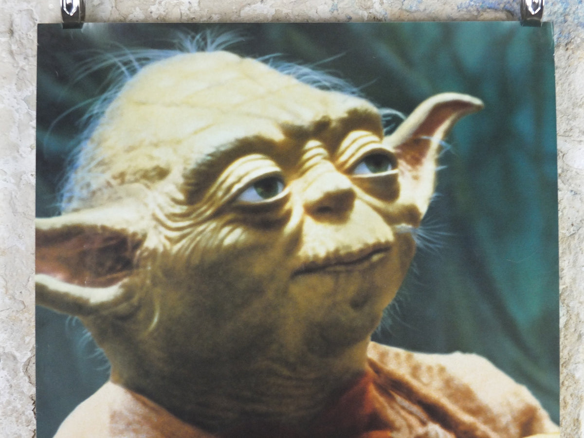 1997 Yoda Poster, Vintage Star Wars Trilogy, Return of the Jedi Special Edition, Lucasfilm, wall art film memorabilia