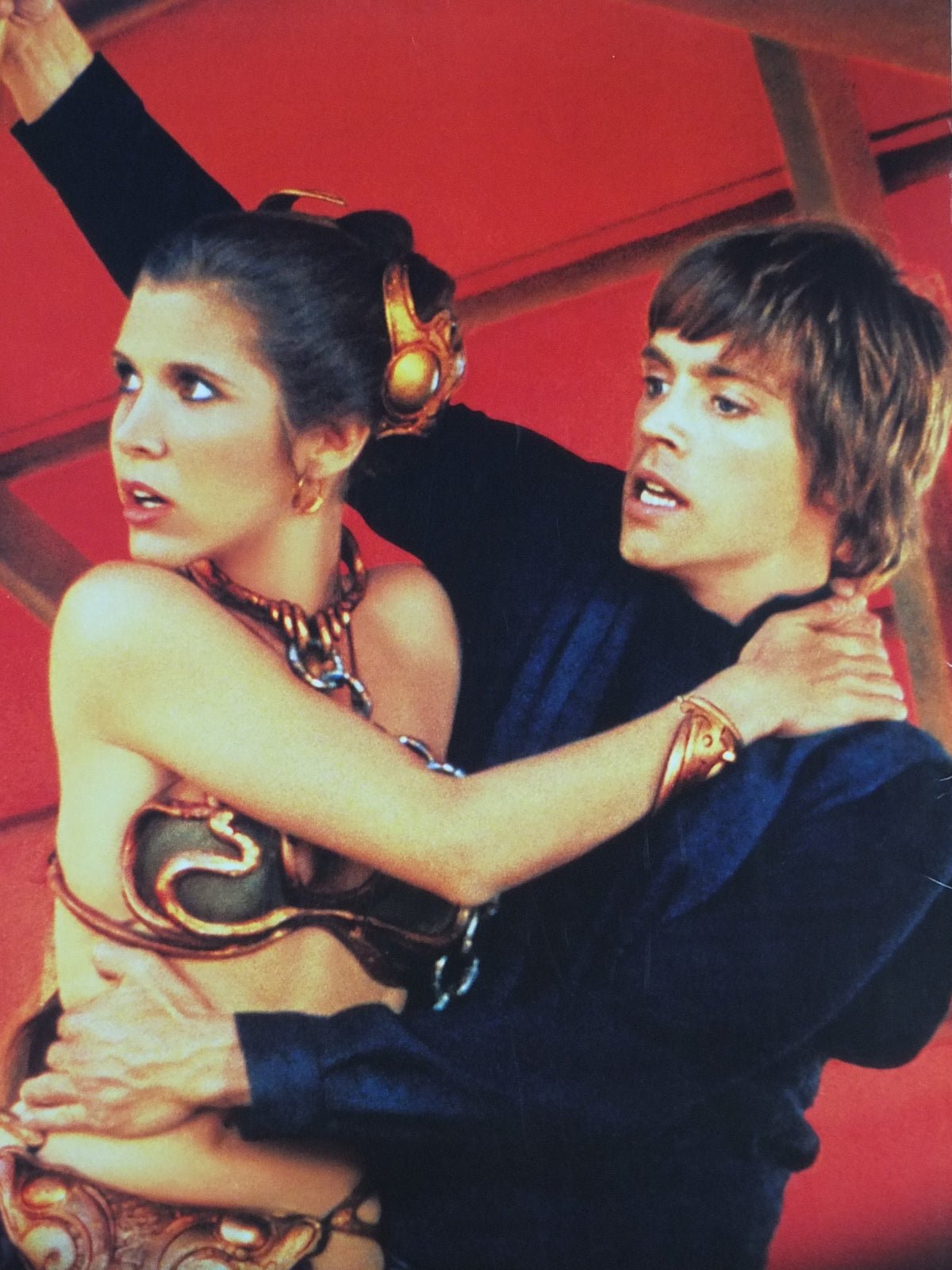 1997 Luke and Leia Poster, Vintage Star Wars Trilogy, Return of the Jedi Special Edition, Lucasfilm, wall art film memorabilia