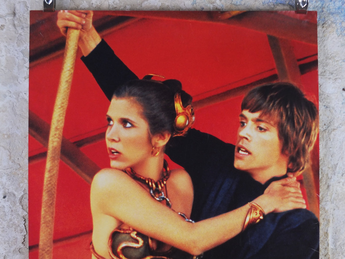 1997 Luke and Leia Poster, Vintage Star Wars Trilogy, Return of the Jedi Special Edition, Lucasfilm, wall art film memorabilia