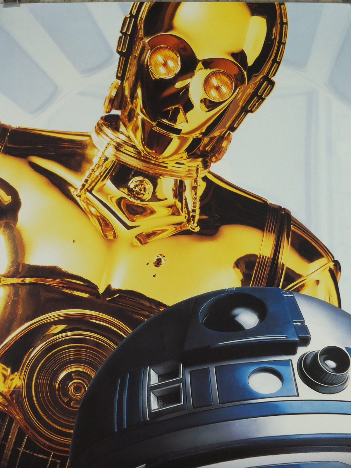 1997 C3PO & R2D2 Poster, See Threepio Artoo Detoo, Vintage Star Wars Trilogy, Return of the Jedi Special Edition, Lucasfilm, wall art film