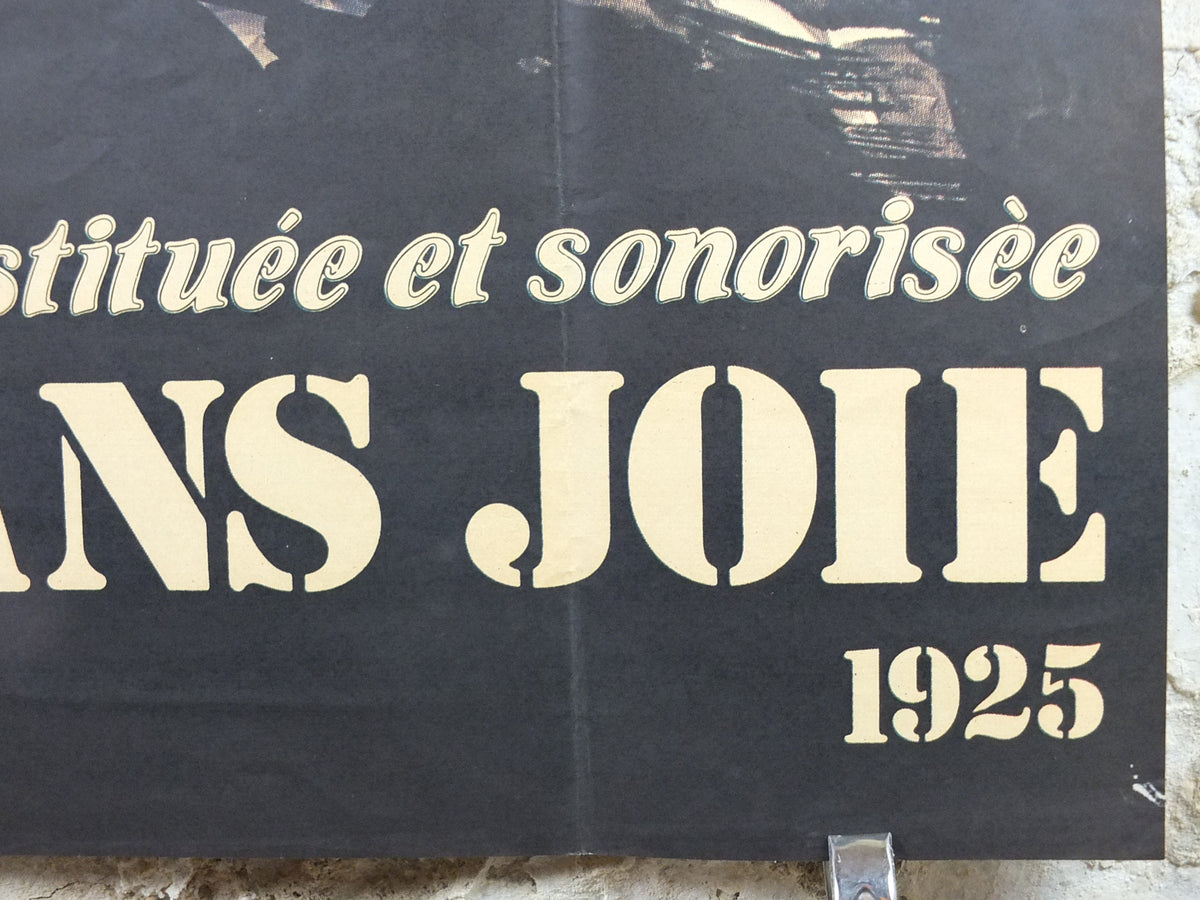 1960s Greta Garbo Poster, Joyless Street, 1925 film, French "Grande" size, La Rue Sans Joie, Large Vintage French, wall art decor