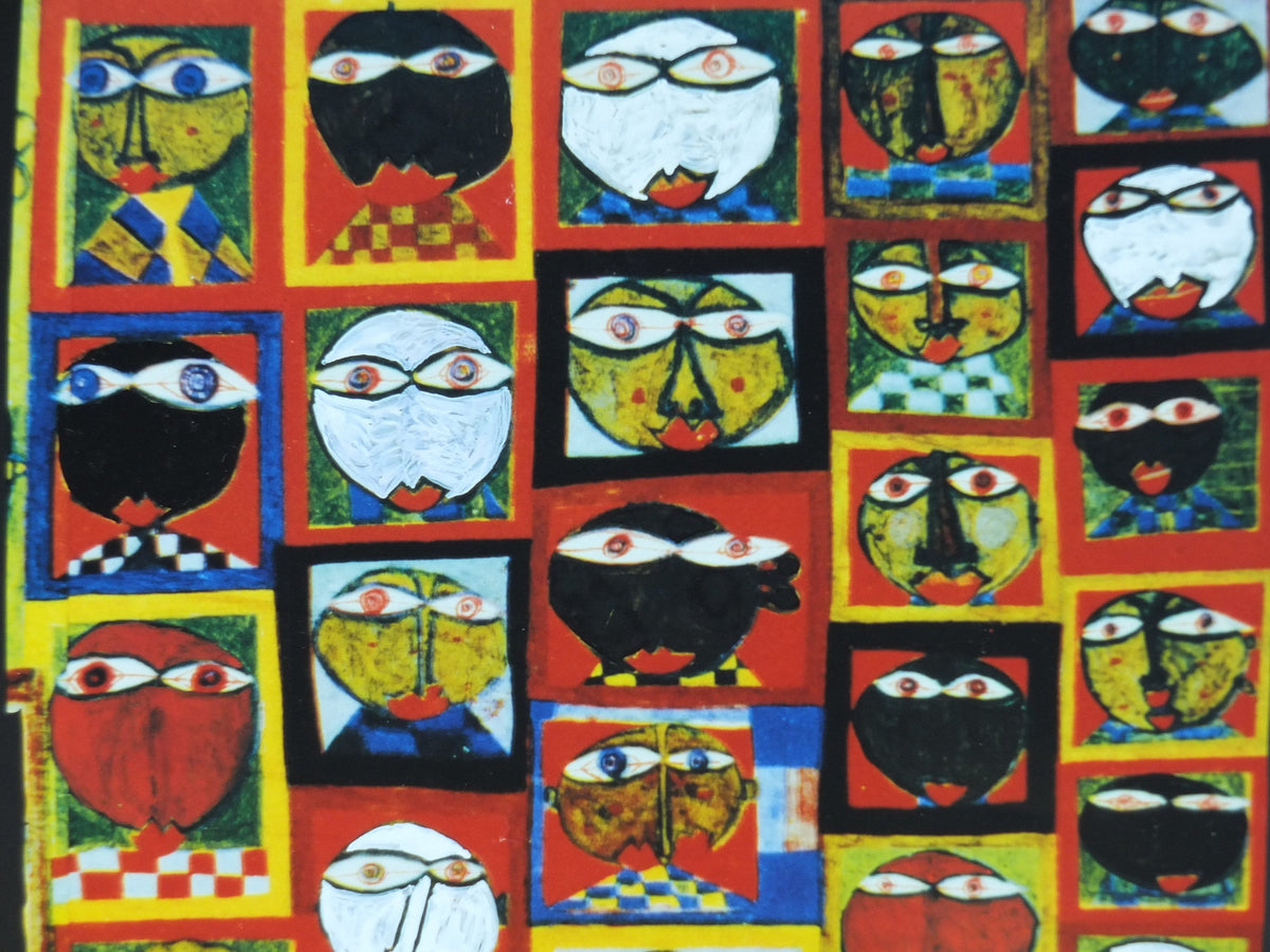 1994 Council of Europe Poster, by Friedensreich Hundertwasser, Human Rights, democracy and the rule of law in Europe, wall art decor