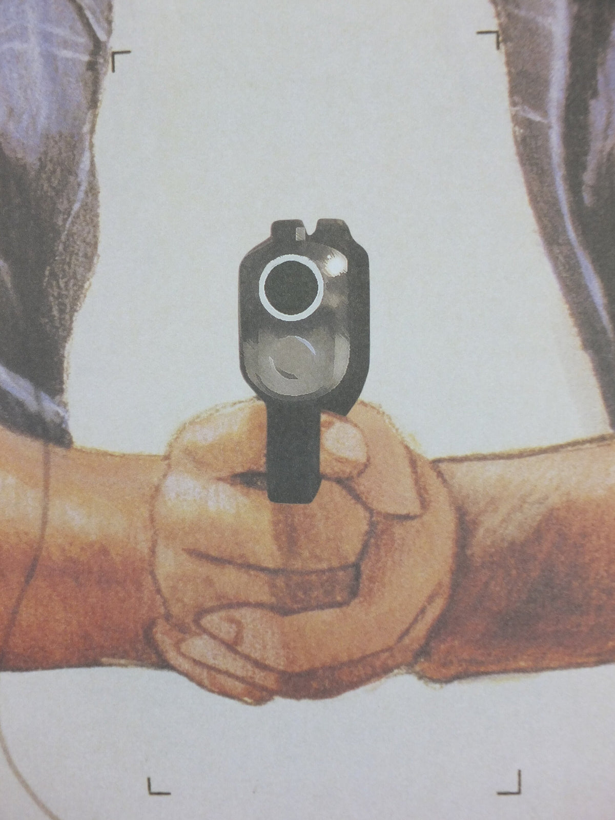 2006 Vintage Criminal Target Poster, #5 Realistic Target Company, Minneapolis, Law Enforcement, comic cartoon gun police, wall art decor