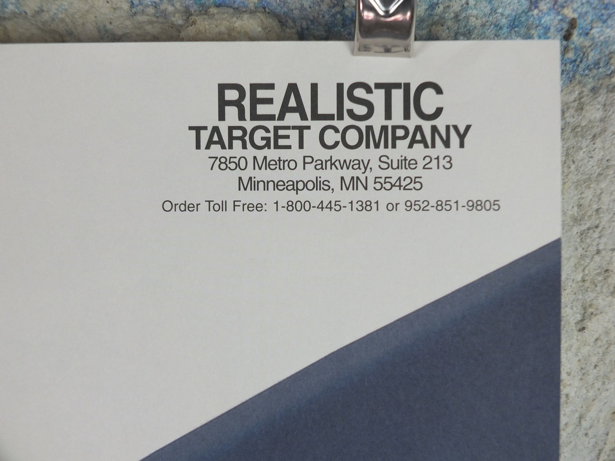 2000 Vintage Criminal Target Poster, #10 Realistic Target Company, Minneapolis, Law Enforcement, comic cartoon gun police, wall art decor
