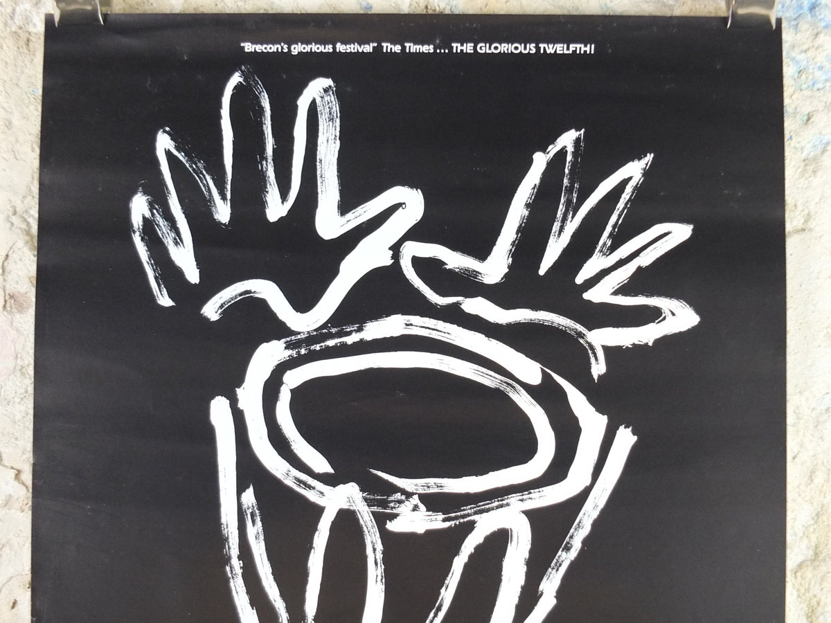1995 Brecon Jazz 95 Poster, jazz music, Brecon Beacons, Wales, European Arts Festival, wall art decor