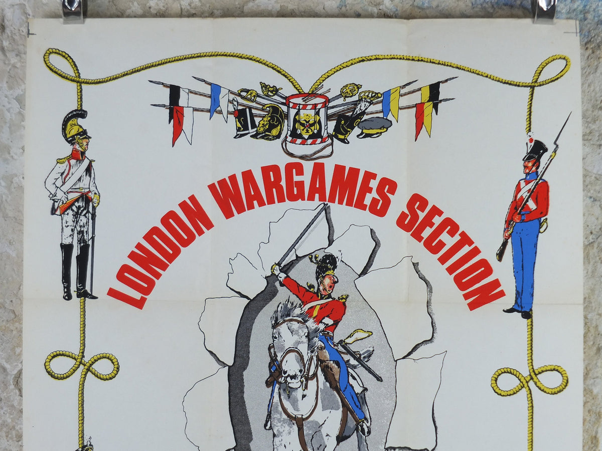 1950s London Wargames Section Poster, Ordnance Arms York Road London SE1, military history, historical war gaming, wall art decor