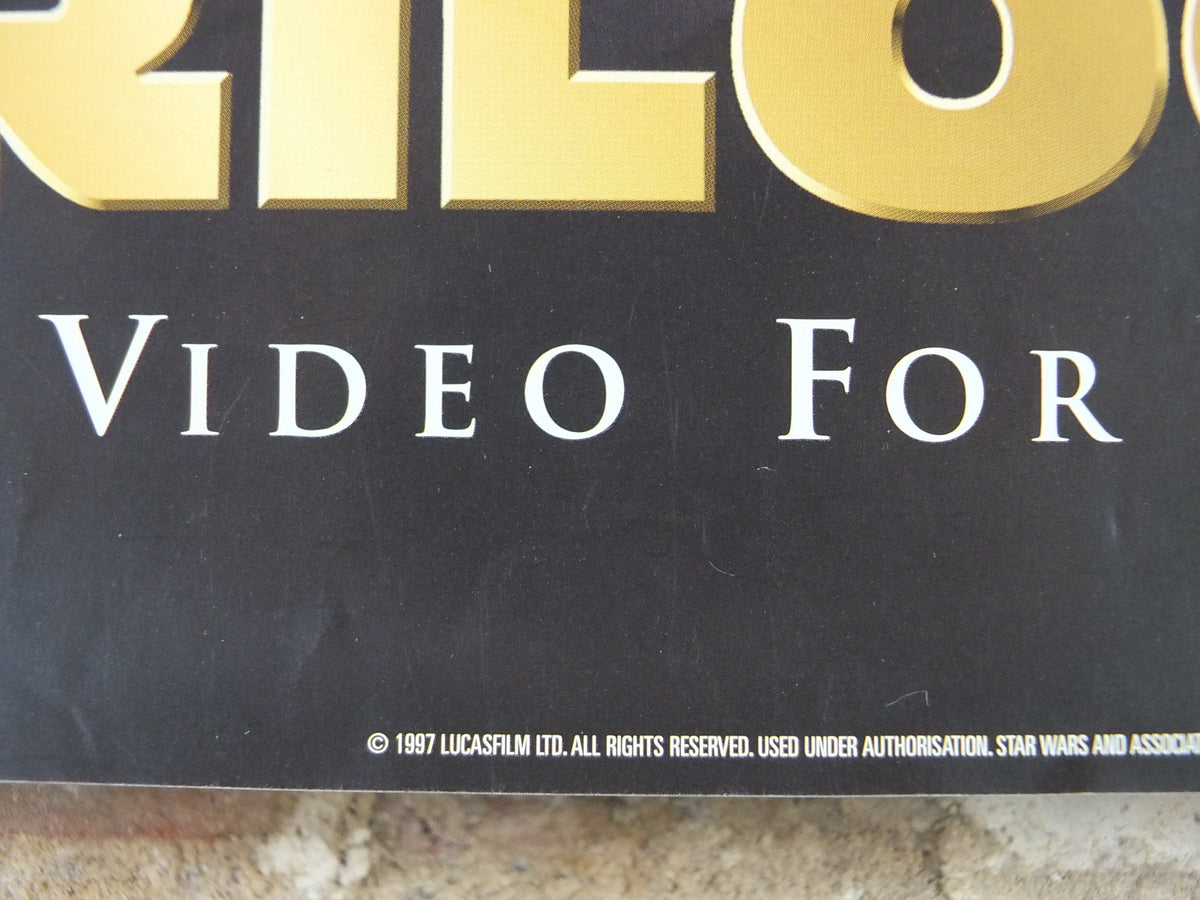 1997 C3PO & R2D2 Poster, See Threepio Artoo Detoo, Vintage Star Wars Trilogy, Return of the Jedi Special Edition, Lucasfilm, wall art film