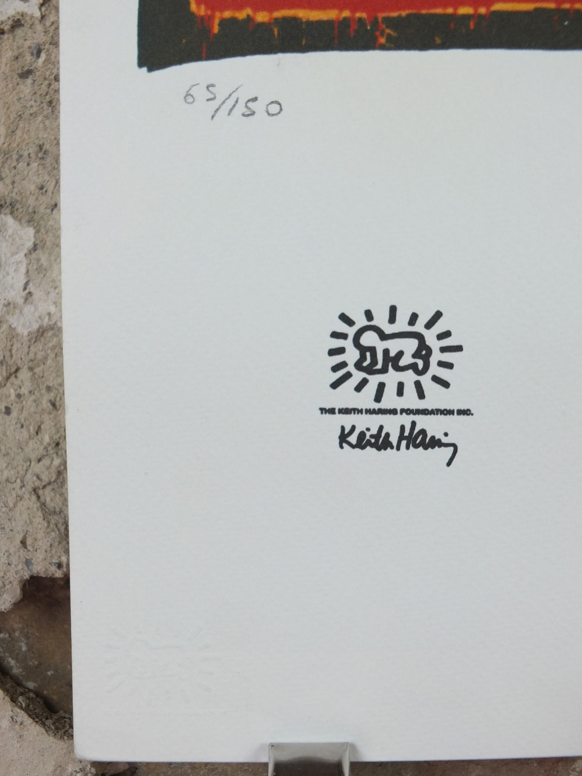 1990 Keith Haring Poster, Untitled, Cannibal, Limited Edition of 150, Keith Haring Foundation Prints, Pop Art, Street, wall decor