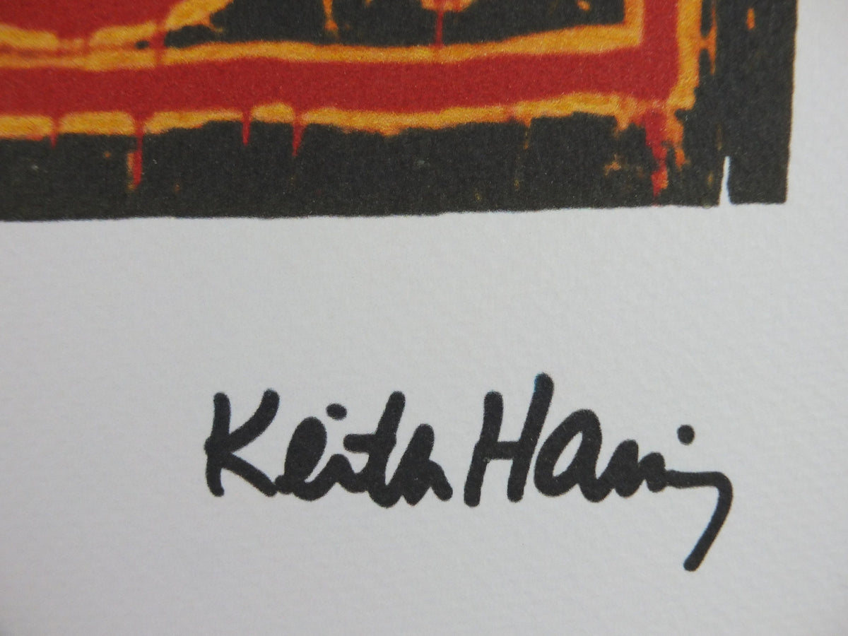 1990 Keith Haring Poster, Untitled, Cannibal, Limited Edition of 150, Keith Haring Foundation Prints, Pop Art, Street, wall decor