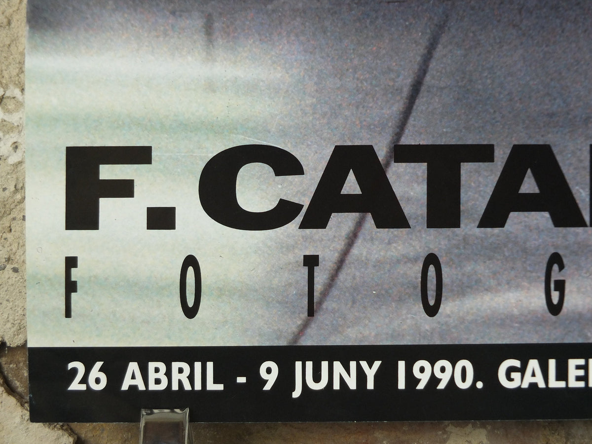 1990 Francesc Catalá-Roca Poster, Galeria Maeght Barcelona, Photographer, gallery exhibition wall art decor