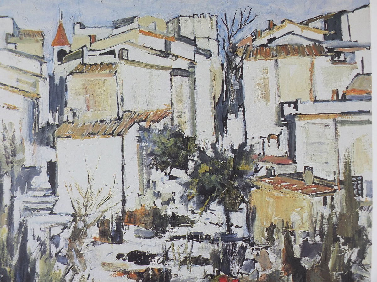 1991 Christian Dyr Poster, Château Filhot, Sauternes, Southern France, Impressionist, artist gallery exhibition, wall art decor