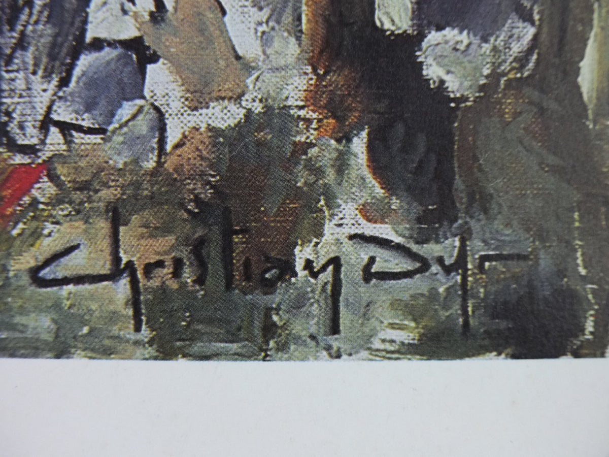 1991 Christian Dyr Poster, Château Filhot, Sauternes, Southern France, Impressionist, artist gallery exhibition, wall art decor