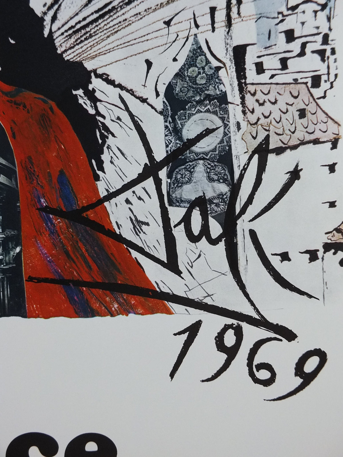 Vintage Dali Alsace Poster, Salvador Dali, Butterflies, SNCF, travel tourism, 100cmx62cm, Chemins de fer Francais, wall art 1970s
