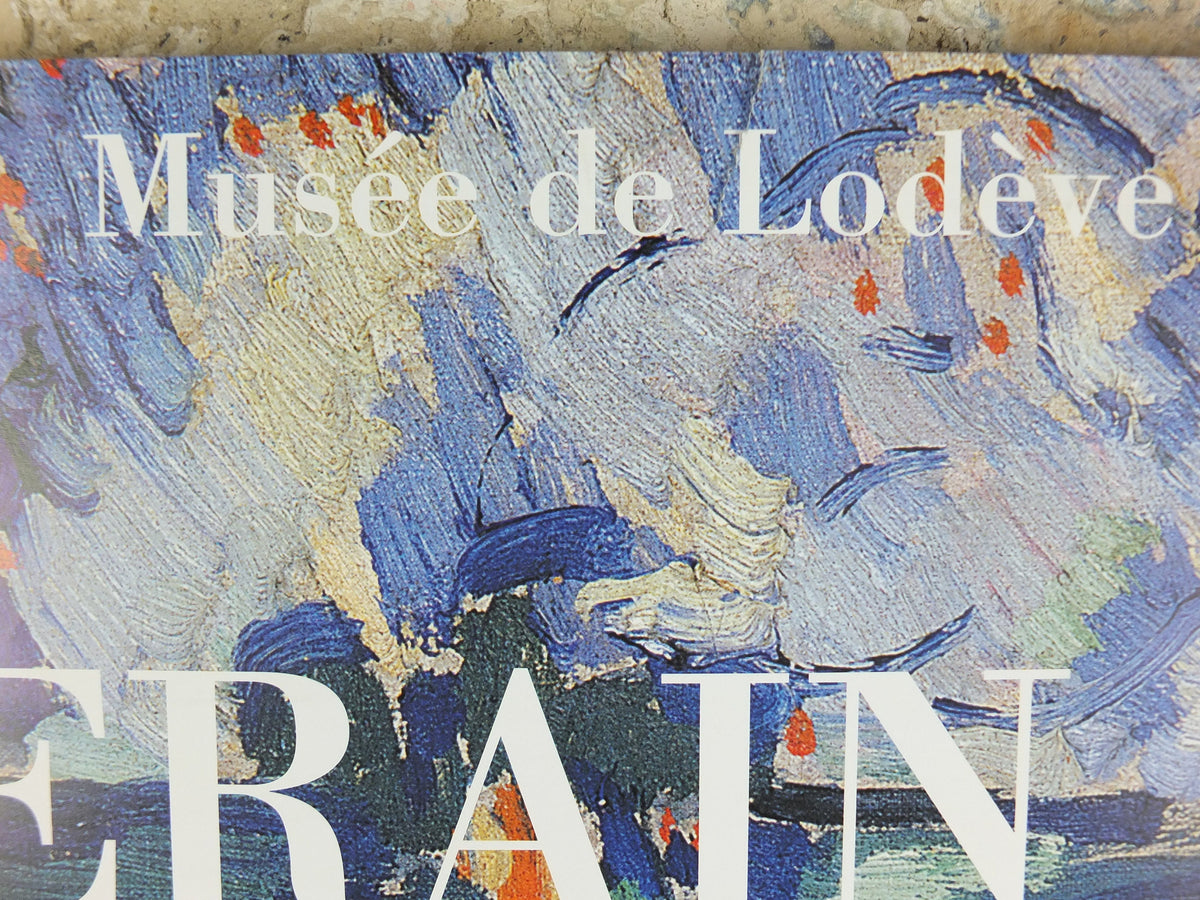 2001 Maurice de Vlaminck Poster, Derain & Vlaminck, "Les Bateaux Lavoirs" 1906 Fauvism artist gallery exhibition, wall art decor