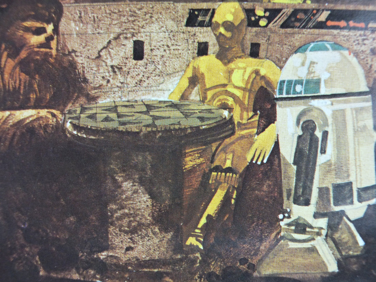 1977 Star Wars Chewbacca and Han Solo Poster, by Del Nichols, Coca Cola, Burger Chef, Millennium Falcon wall art