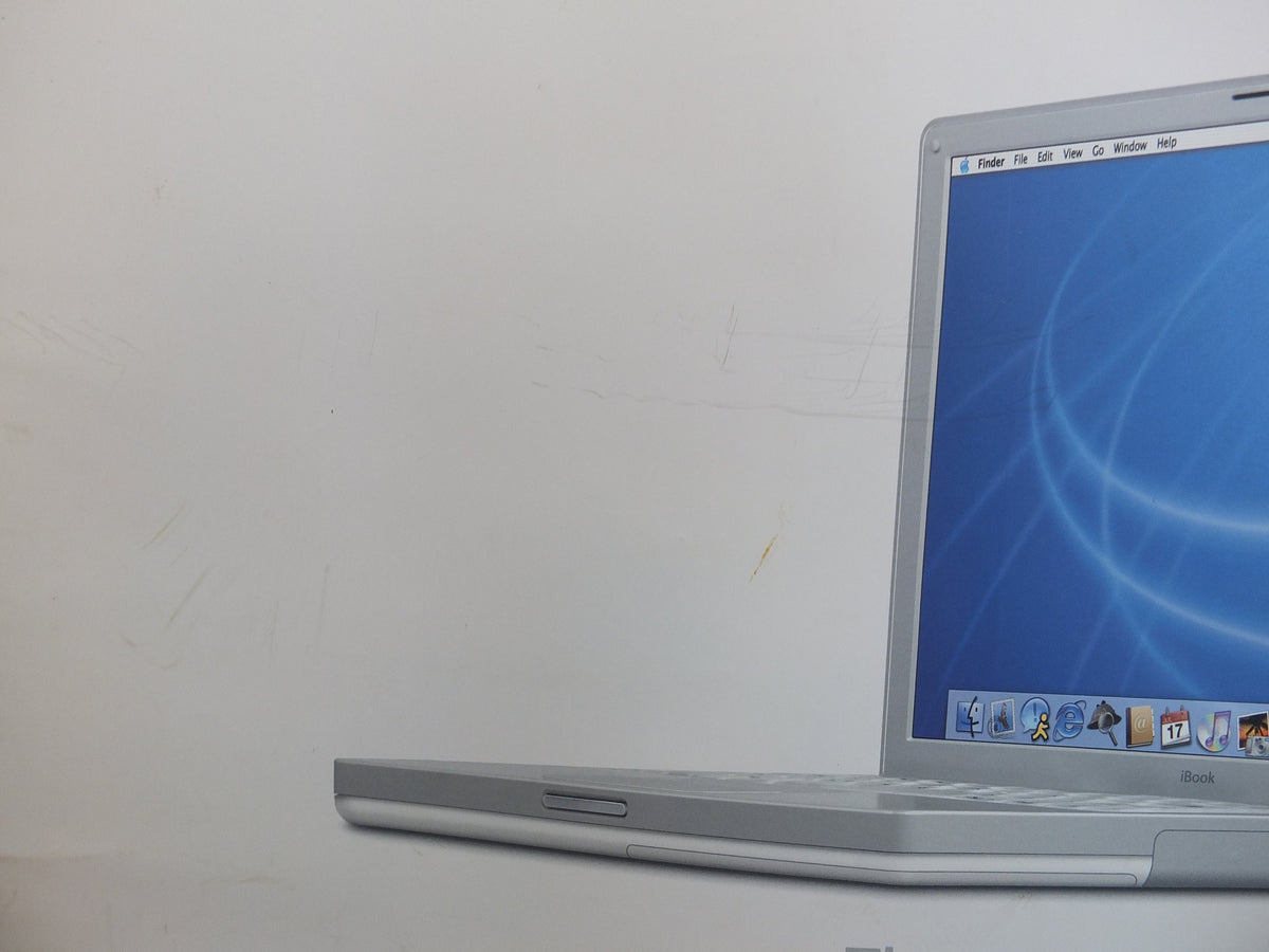 2003 Apple The Year of the Notebook Poster, Think Different, Original from dealership, Powerbook G4 computer technology retro wall art decor