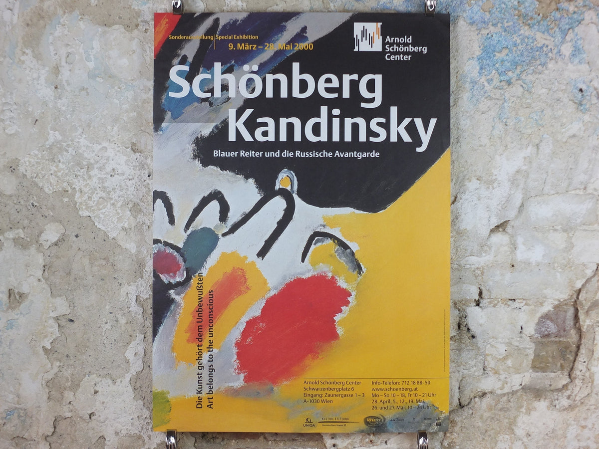 2000 Wassily Kandinsky Poster, Impression III "Concert" 1911, abstract art and expressionism, Schönberg, gallery exhibition wall art decor